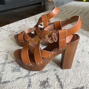 Brown heels